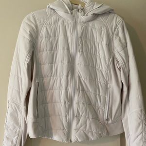Lulu lemon cropped zip up coat with hood
